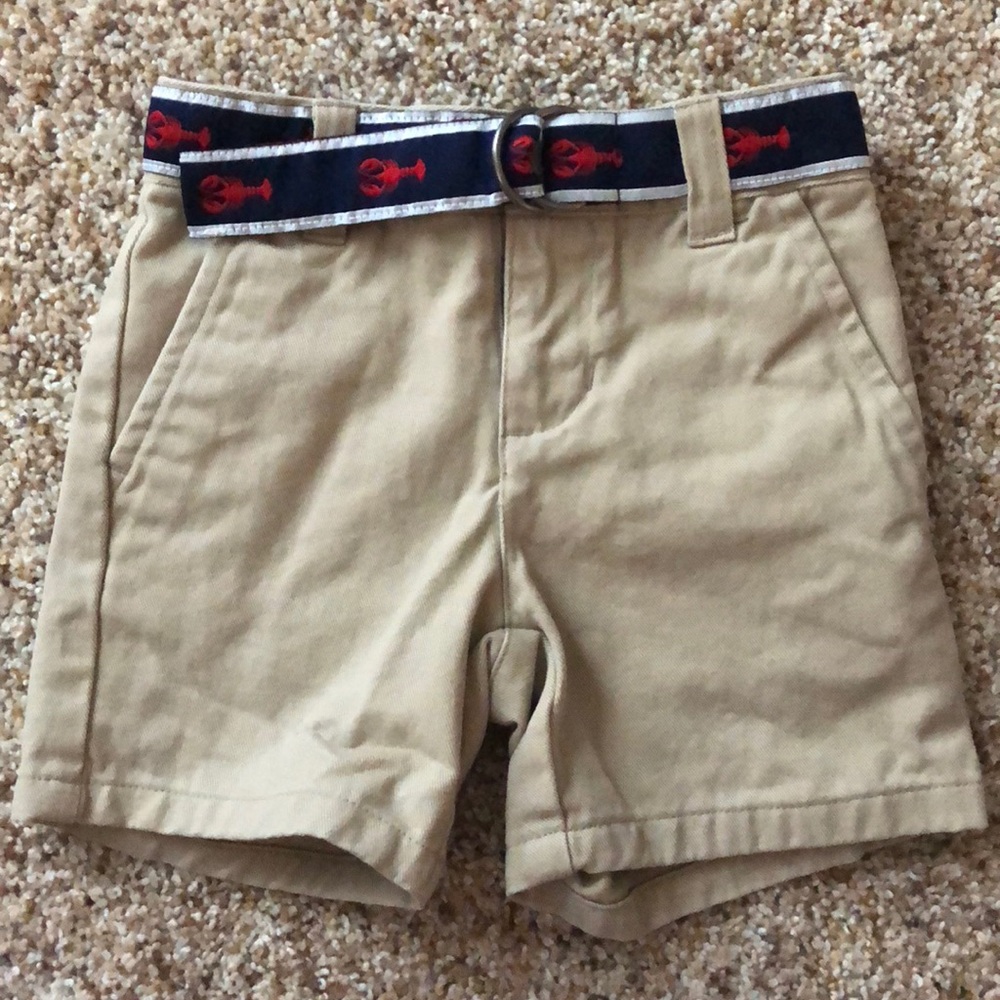 Janie and Jack khaki lobster shorts